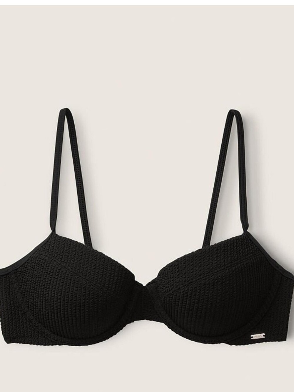 PINK Victoria's Secret Crinkle Push-Up Bikini Top